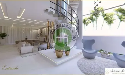 Casa de 750m², 5 suítes no condomínio Alphaville - Barra da Tijuca