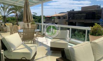 Cobertura duplex de 318m², 3 suítes na Rua Tenente Airton Pereira - Jardim Oceânico