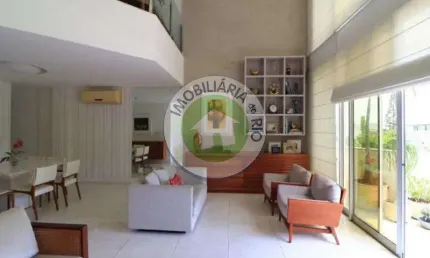 Cobertura à venda, 346 m² por r$ 4.200.000,00 - jardim oceânico - rio de janeiro/rj