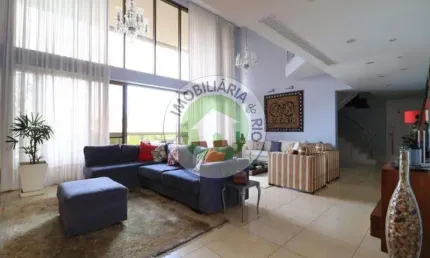 Apartamento duplex à venda, 310 m² por r$ 4.700.000,00 - barra da tijuca - rio de janeiro/rj