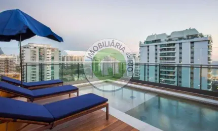 Cobertura à venda, 500 m² por r$ 13.000.000,00 - barra da tijuca - rio de janeiro/rj