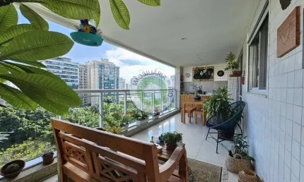 Apartamento à venda na Barra da Tijuca, Rio de Janeiro - 3 quartos, 1 suíte, 2 banheiros, 127m² de área. Venha conferir!