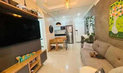 Apartamento com escritura pública a 100 metros da praia dos ingleses