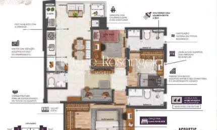 APARTAMENTO ANDAR ALTO PARA VENDA NO WONDER, SOL DA MANHÃ.