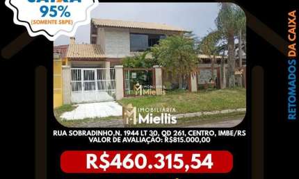 Imóvel Retomado CAIXA no bairro CENTRO em IMBÉ - OPORTUNIDADE ÚNICA!