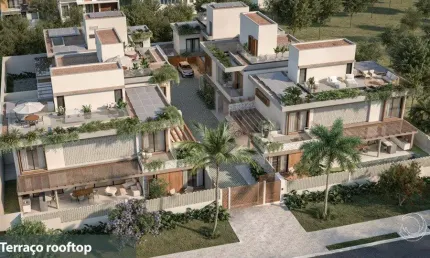 Casa em condomínio fechado com 3 suítes e 309,46m² no rio tavares