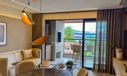 Apartamento DECORADO 1 suíte + 2 à venda, 90 m² por R$ 1.040.000 - Saguaçu - Joinville/SC