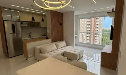 Apartamento, 2 dormitórios (1 suíte), varanda, Alvoradas Arboville Jacareí.