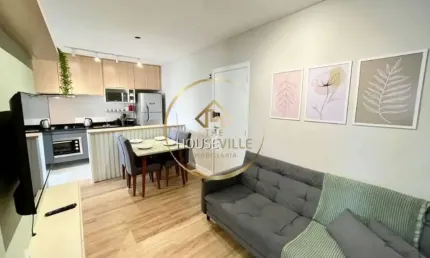Apartamento, 2 Dormitórios (1 suíte), Blue View, Vila Industrial, Sjc.