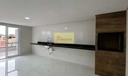 Aluguel de Apartamento de Luxo na Vila Tibiriçá, Santo André-SP: 2 Quartos, 2 Suítes, 1 Sala, 1 Banheiro, 2 Vagas de Garagem, 124m². Venha Conferir!