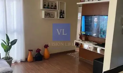 Apartamento aconchegante no Condomínio Cedros Residencial ? Santa Cândida: 2 quartos, 2 salas, 1 vaga, 47m². Venha conhecer!