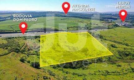 Terreno comercial à venda na Rodovia Dom Pedro I, KM 126, Bairro das Palmeiras, Campinas, 51558 m2 por R$ 40.000.000