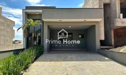 Casa em condomínio fechado com 3 quartos à venda na Avenida Luiz Greco, 600, São Bento, Paulínia, 138 m2 por R$ 1.050.000