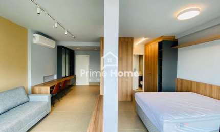 Apartamento com 1 quarto para alugar na Rua Maria Monteiro, 536, Cambuí, Campinas, 42 m2 por R$ 5.000