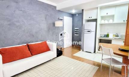 Apartamento com 1 quarto para alugar na Rua Maria Monteiro, 1657, Cambuí, Campinas, 52 m2 por R$ 4.500