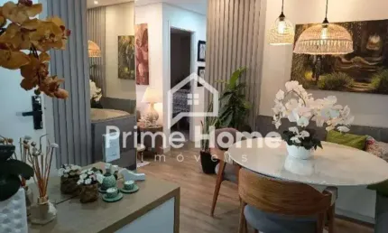 Apartamento com 2 quartos à venda na avenida nelson rubini, 570, balneario tropical, paulínia, 60 m2 por r$ 540.000