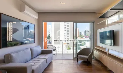 Apartamento com 1 quarto para alugar na rua alecrins, 370, cambuí, campinas, 38 m2 por r$ 3.800