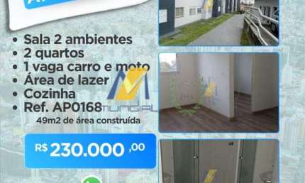 Apartamento com 2 quartos à venda na Vila Bela Vista, Santo André 