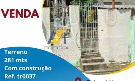 Terreno à venda no Utinga, Santo André 