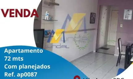 Apartamento com 2 quartos à venda na Rua Raquiel da Cunha, Vila Áurea, São Bernardo do Campo