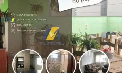 Apartamento com 2 quartos à venda no Parque das Nações, Santo André 