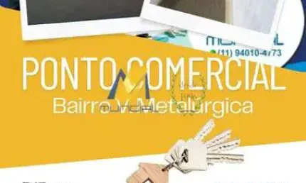 Sala comercial para alugar na Vila Metalúrgica, Santo André 