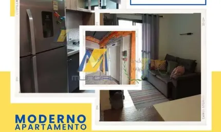 Apartamento à venda com 53m², elevador, planejados. vila euclides - sbc
