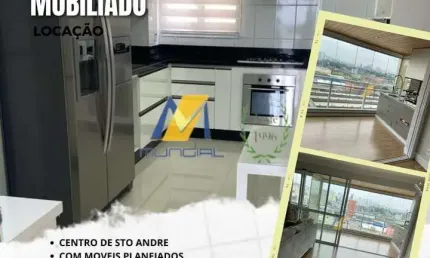Apartamento com 3 quartos à venda na rua siqueira campos, centro, santo andré, 128 m2 por r$ 1.150.000