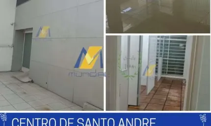 Casa comercial com 13 salas para alugar na Rua General Glicério, Centro, Santo André