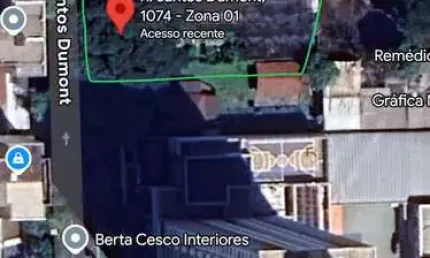 Terreno comercial à venda na Rua Santos Dumont, 1074, Zona 01, Maringá
