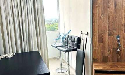 Ótimo investimento apartamento mobiliado com sacada, vista livre