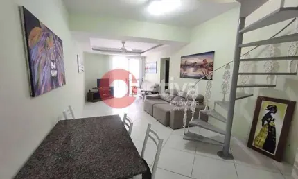 Cobertura Tríplex, 3 quartos, vista para o mar, Braga - Cabo Frio