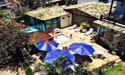 Pousada com 3 dormitórios à venda, 980 m² por R$ 7.030.000,00 - Vila Nova - Cabo Frio/RJ