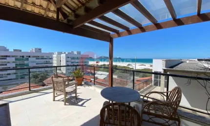 Cobertura duplex, 3 quartos, vista mar, Praia do forte - Cabo Frio