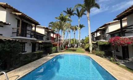 Casa duplex em condomínio, 2 quartos, lazer completo, Ogiva - Cabo Frio