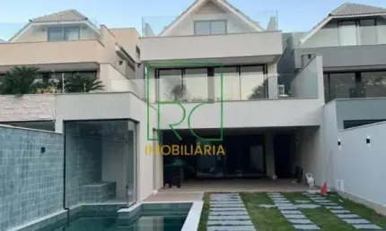 Casa de condomínio para alugar, no Condomínio Rio Mar,  em Rio de Janeiro, Barra da Tijuca, com 5 quartos, 470m²