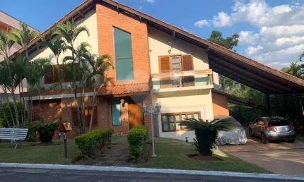 Casa em condomínio fechado com 4 quartos à venda na alameda dos tagetes, 131, alphaville, santana de parnaíba, 500 m2 por r$ 2.690.000