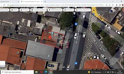 Terreno à venda na Avenida João de Andrade, 76, Santo Antônio, Osasco, 250 m2 por R$ 800.000