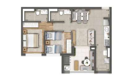 Apartamento com 2 quartos à venda na Avenida Guapira, 117, Tucuruvi, São Paulo, 63 m2 por R$ 690.000