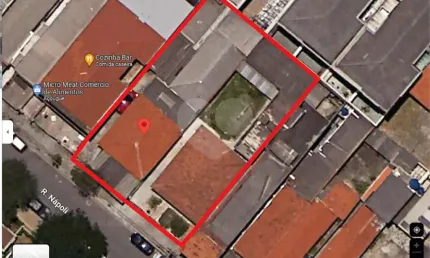 Terreno à venda na Rua Nápoli, 367, Vila Metalúrgica, Santo André, 391 m2 por R$ 1.350.000