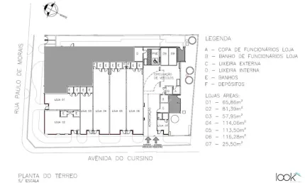 Ponto comercial para alugar na Avenida do Cursino, 3808, Saúde, São Paulo, 114 m2 por R$ 20.000