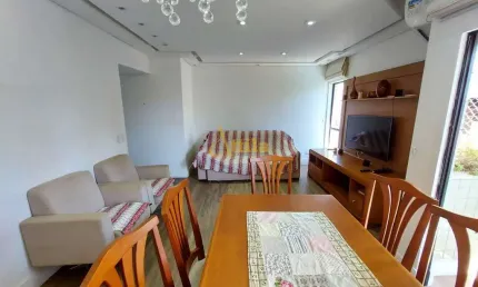 Apto 3 dorms., 250mts praia, lazer, 1 vaga, Enseada