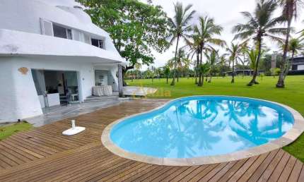 Casa 5 dorms., lazer, 50mts da praia do Pernambuco.