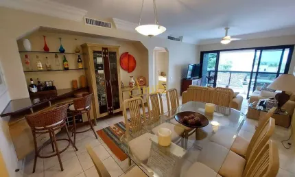Apto 100mts praia, 4 dorms., 2 vagas, lazer, Enseada