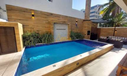 Casa 5 suítes, 100mts praia, 4 vagas, lazer, Enseada