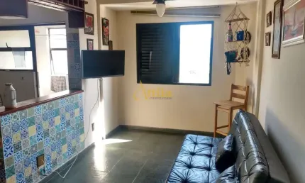 Apartamento com 1 quarto à venda na Avenida Praxedes Pinto de Abreu, 34, Tombo, Guarujá