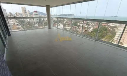 Apto com vista para o mar, 3 dorms., lazer total, Enseada
