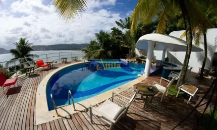 Mansão 9 andares, 11 suítes, vista mar, Península, Enseada