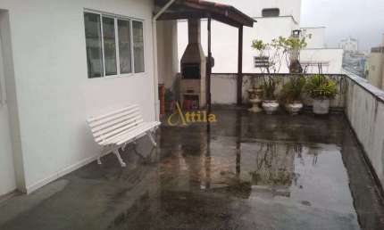 Penthouse 4 dorms., 2 vagas, Enseada, estuda permuta