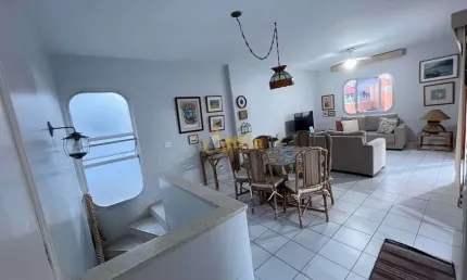 Cobertura Duplex, 4 dorms., sacada, 1 vaga, Enseada